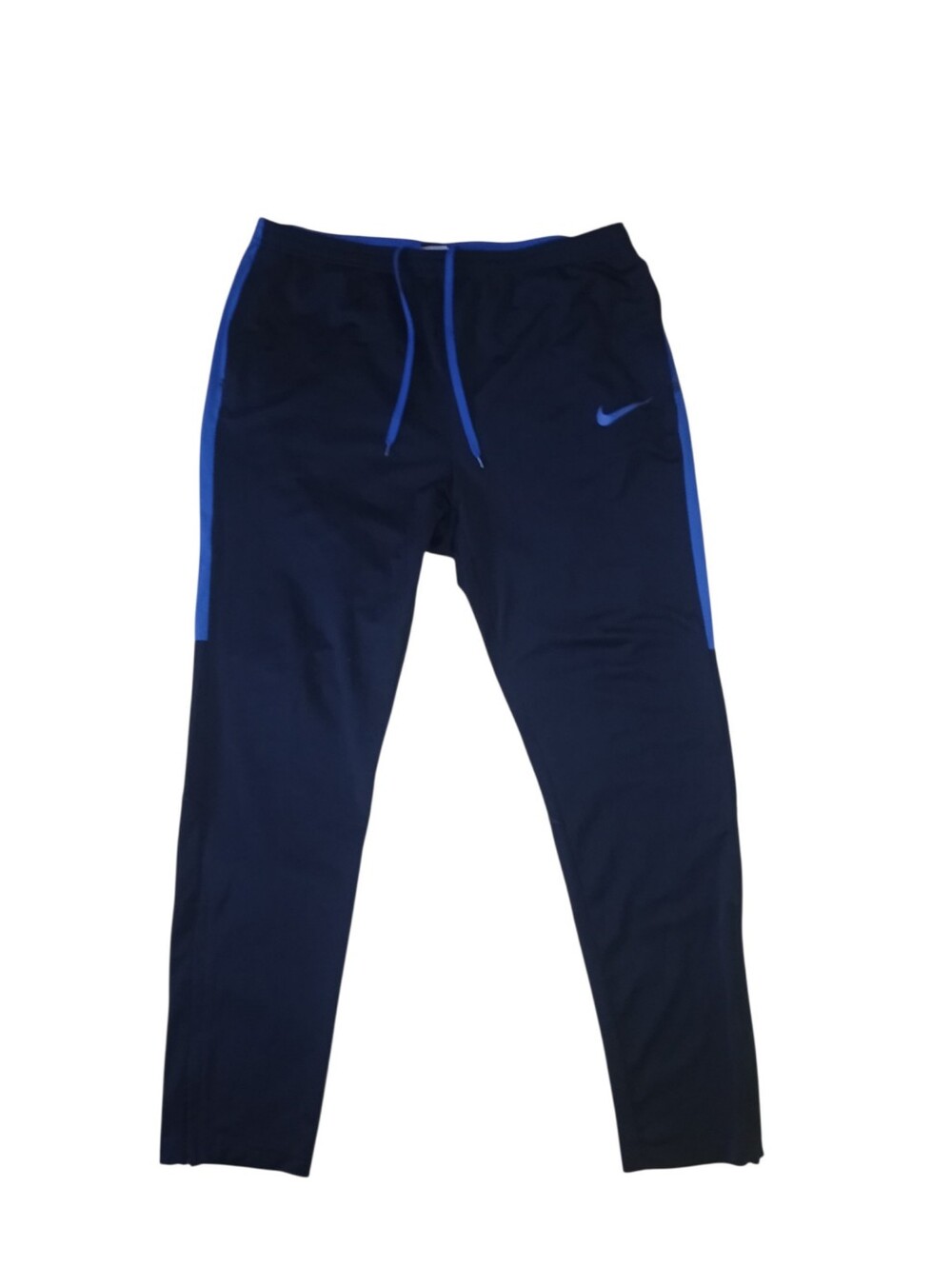 Nike Blue Track Soccer Pants Size XL Dri-fit Polyester Sport Pockets
